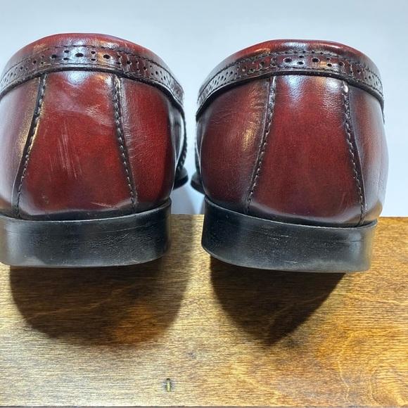 GH Bass & Co. Tailored Vintage Keltie Loafer Oxblood Leather Mens 11C - Picture 6 of 10